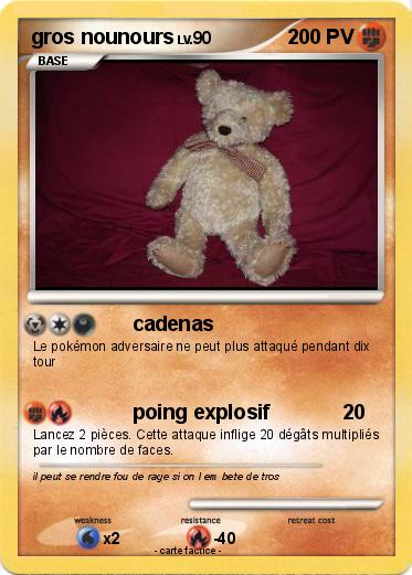 Pokemon gros nounours