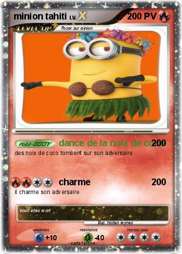 Pokemon minion tahiti