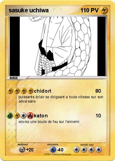 Pokemon sasuke uchiwa