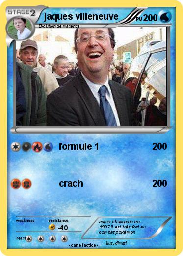 Pokemon jaques villeneuve