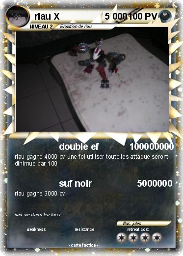 Pokemon riau X                  5 000