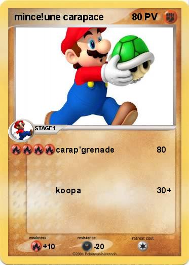 Pokemon mince!une carapace