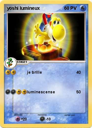Pokemon yoshi lumineux