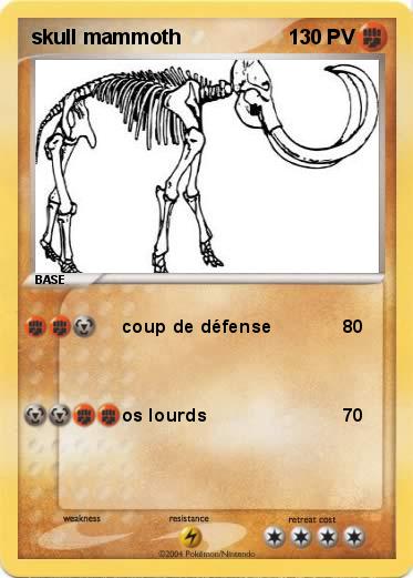 Pokemon skull mammoth