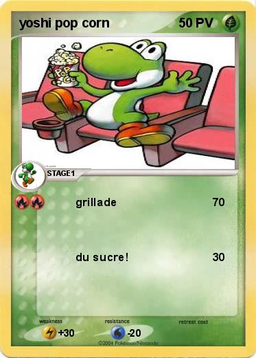 Pokemon yoshi pop corn
