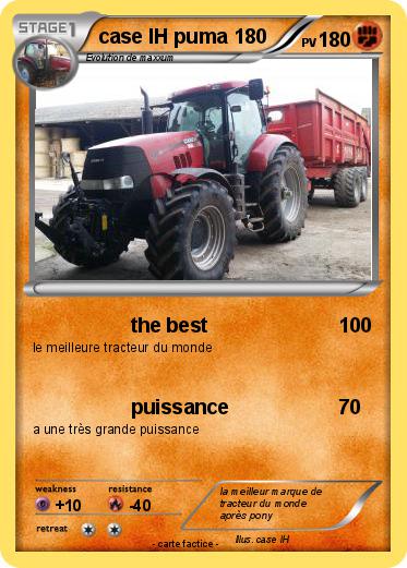 Pokemon case IH puma 180