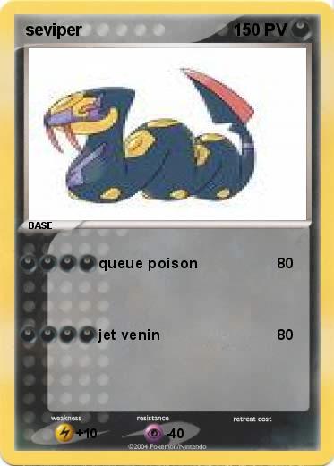 Pokemon seviper