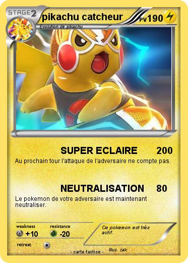 Pokemon pikachu catcheur