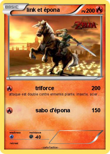 Pokemon link et épona