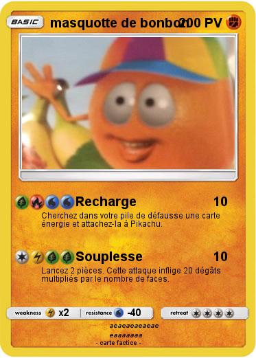 Pokemon masquotte de bonbon