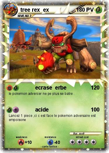 Pokemon tree rex  ex