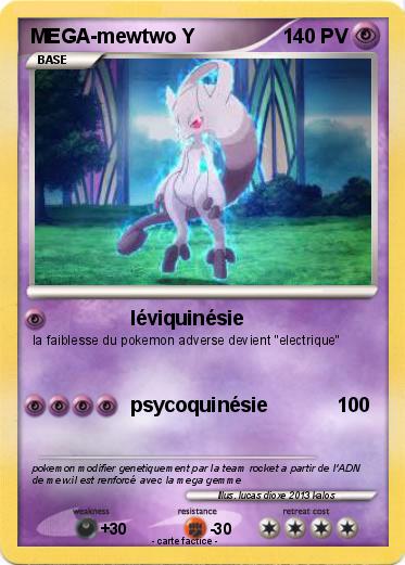Pokemon MEGA-mewtwo Y