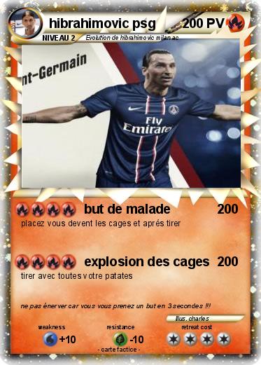 Pokemon hibrahimovic psg