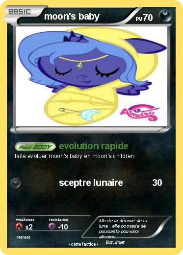 Pokemon moon's baby