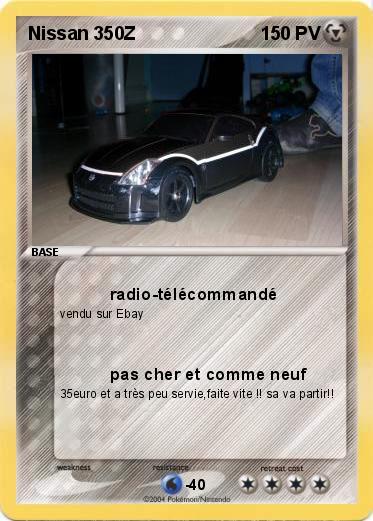 Pokemon Nissan 350Z