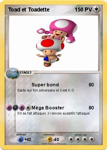 Pokemon Toad et Toadette