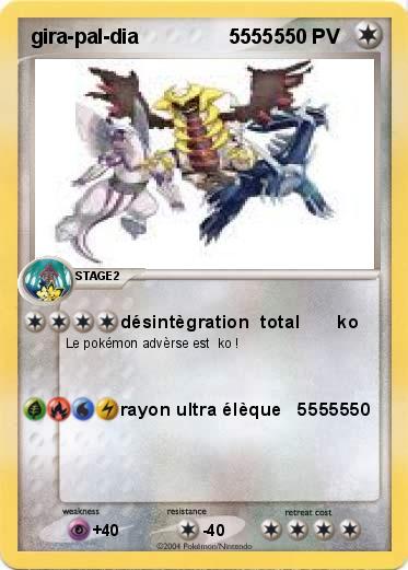 Pokemon gira-pal-dia                55555