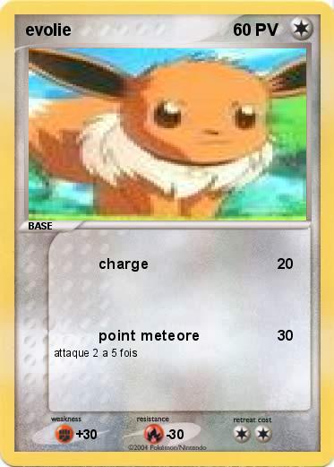 Pokemon evolie