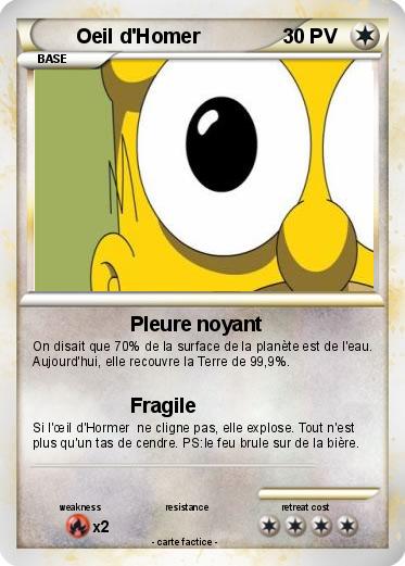 Pokemon Oeil d'Homer