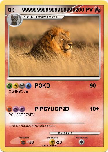 Pokemon tib     999999999999999999