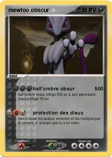 Pokemon mewtoo obscur                 
