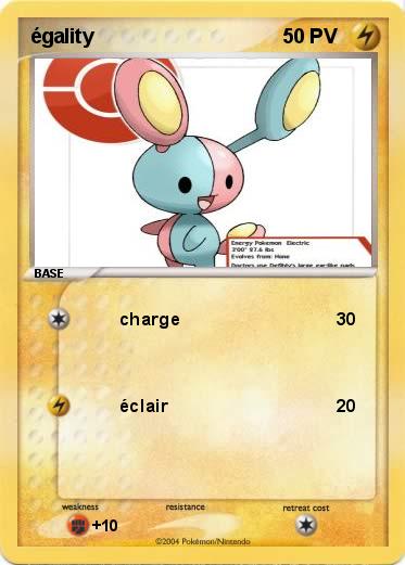 Pokemon égality