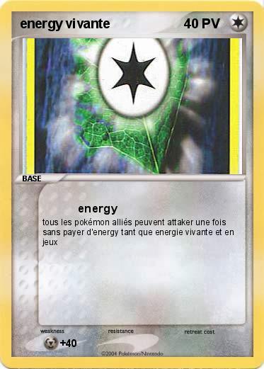 Pokemon energy vivante