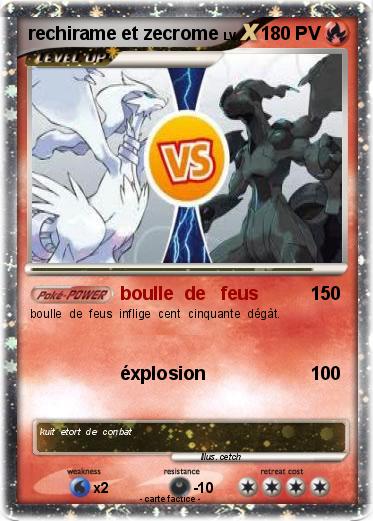 Pokemon rechirame et zecrome