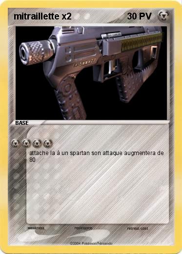 Pokemon mitraillette x2