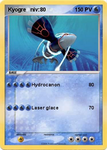 Pokemon Kyogre   niv:80