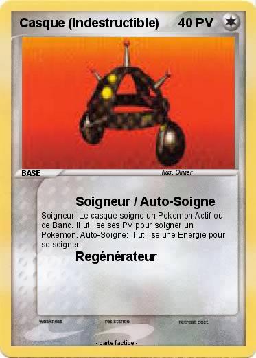 Pokemon Casque (Indestructible)