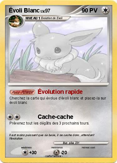 Pokemon Évoli Blanc