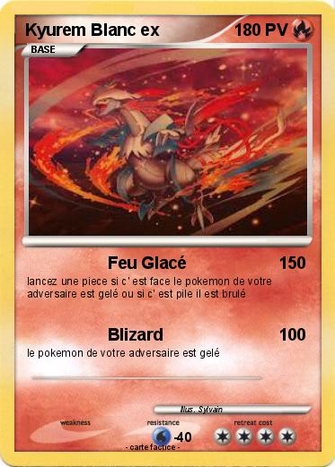 Pokemon Kyurem Blanc ex