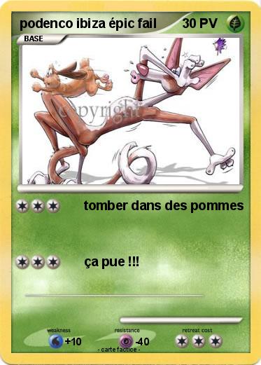 Pokemon podenco ibiza épic fail