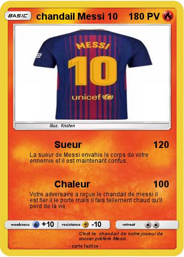 Pokemon chandail Messi 10