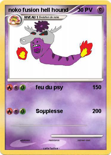 Pokemon noko fusion hell hound
