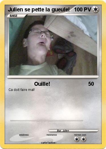 Pokemon Julien se pette la gueule!
