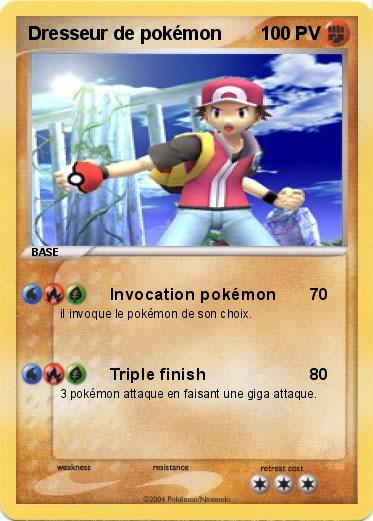 Pokemon Dresseur de pokémon