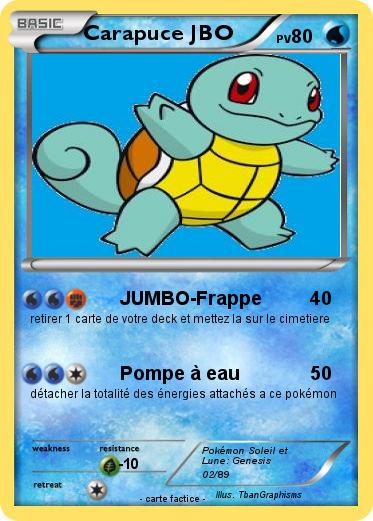 Pokemon Carapuce JBO