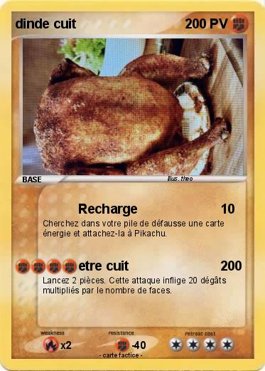 Pokemon dinde cuit