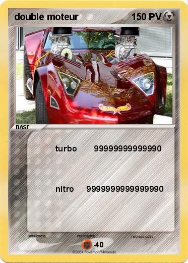 Pokemon double moteur 