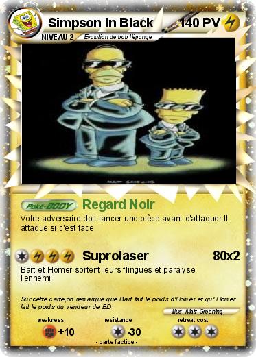 Pokemon Simpson In Black