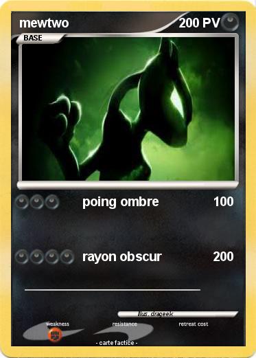 Pokemon mewtwo