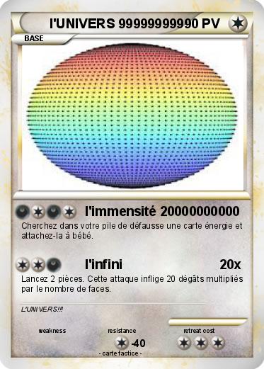 Pokemon l'UNIVERS 999999999