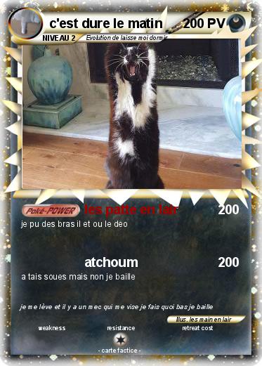 Pokemon c'est dure le matin