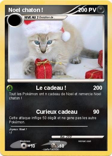 Pokemon Noel chaton !