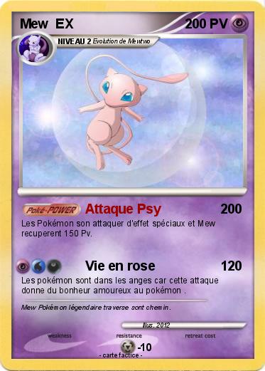 Pokemon Mew  EX