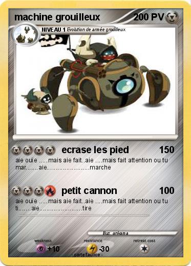 Pokemon machine grouilleux