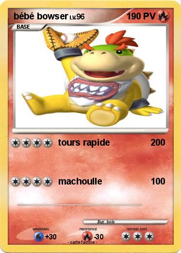 Pokemon bébé bowser