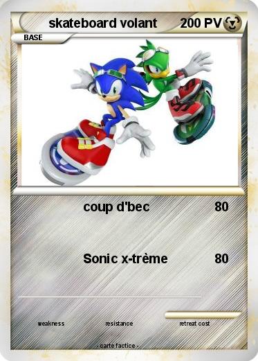 Pokemon skateboard volant